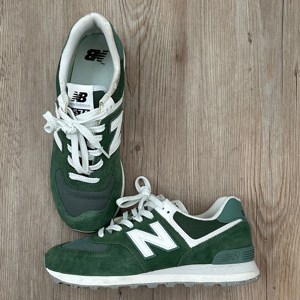 Green New Balance 574